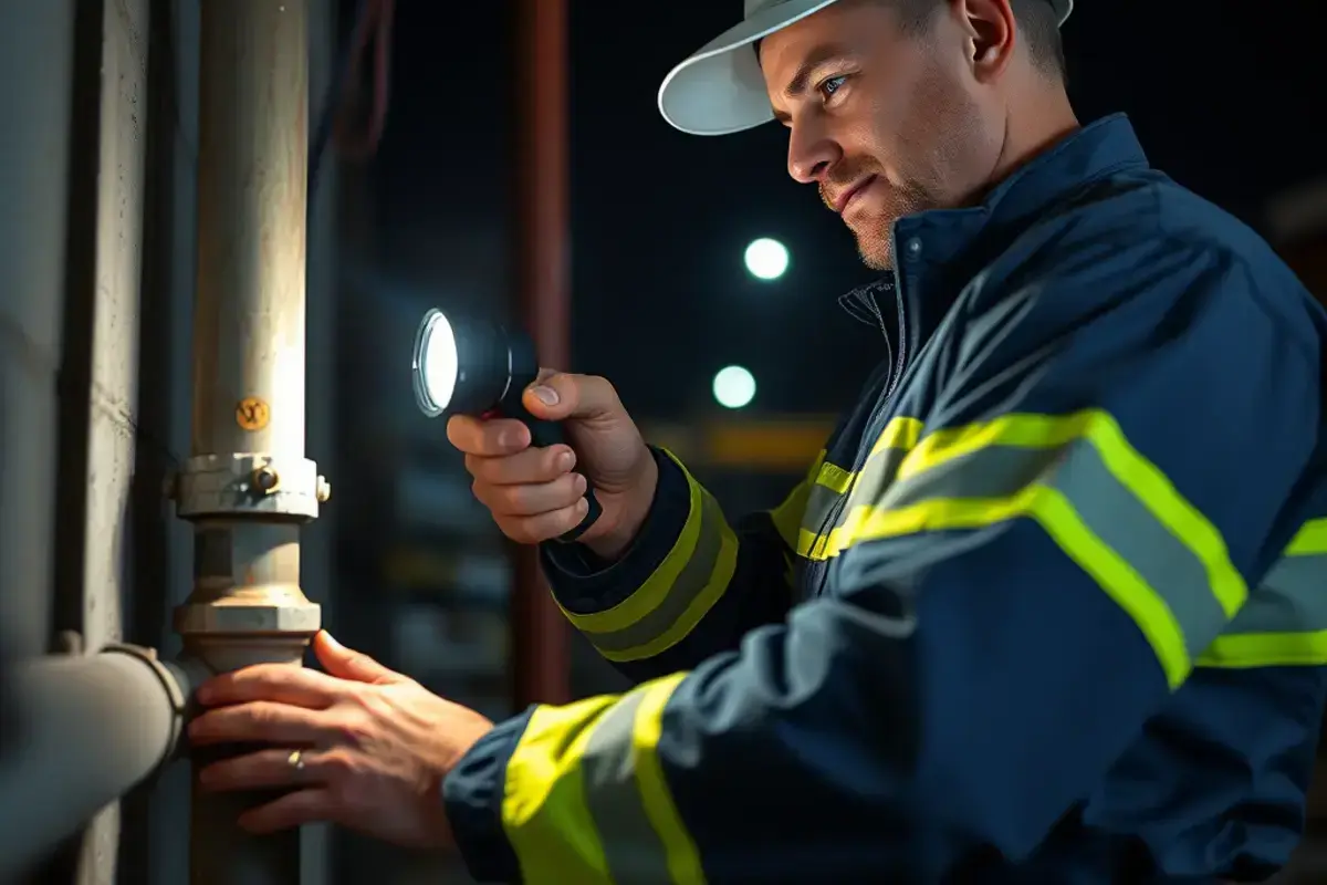 紧急対応の様子